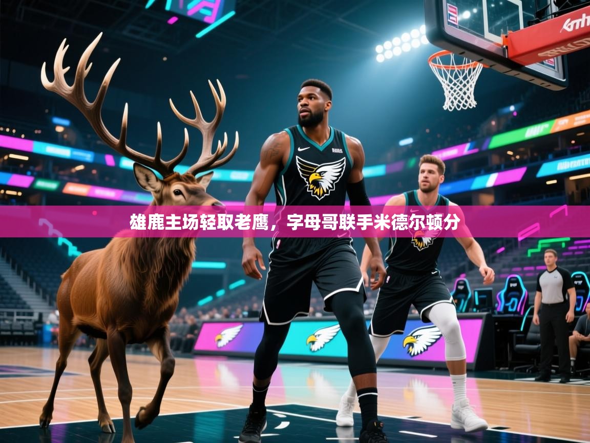 雄鹿主场轻取老鹰，字母哥联手米德尔顿分  第2张